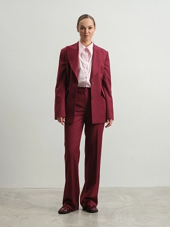 Брюки в винном оттенке Iris