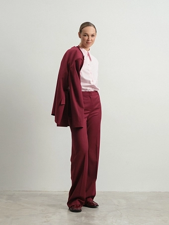 Брюки в винном оттенке Iris