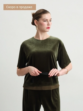 Бархатная блуза Shizen