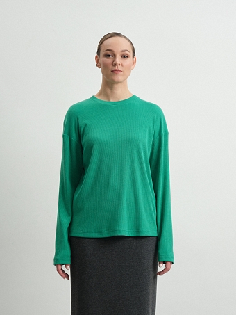 Лонгслив в рубчик Adonis