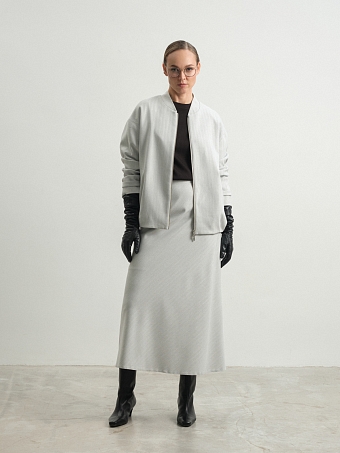 Светло-серая юбка Anemone