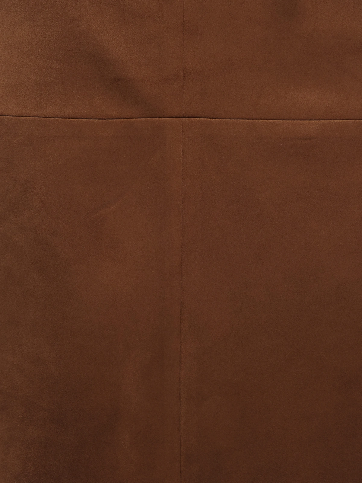 Замшевая терракотовая юбка