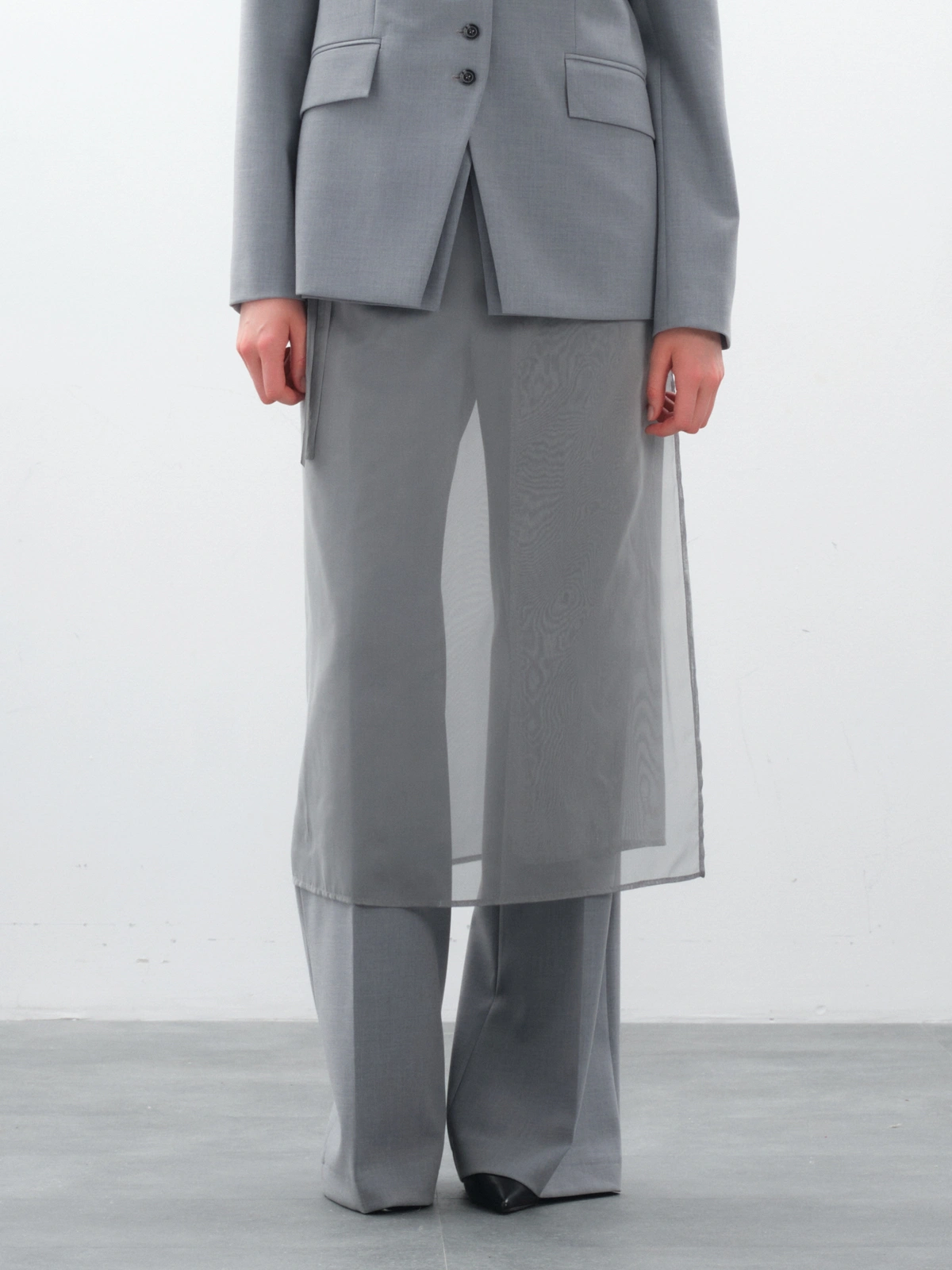 Юбка из органзы subtext