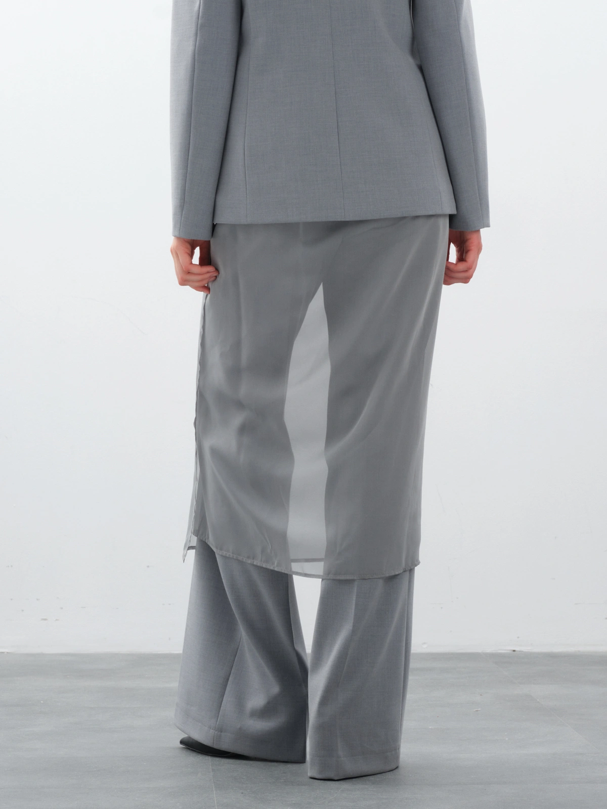 Юбка из органзы subtext