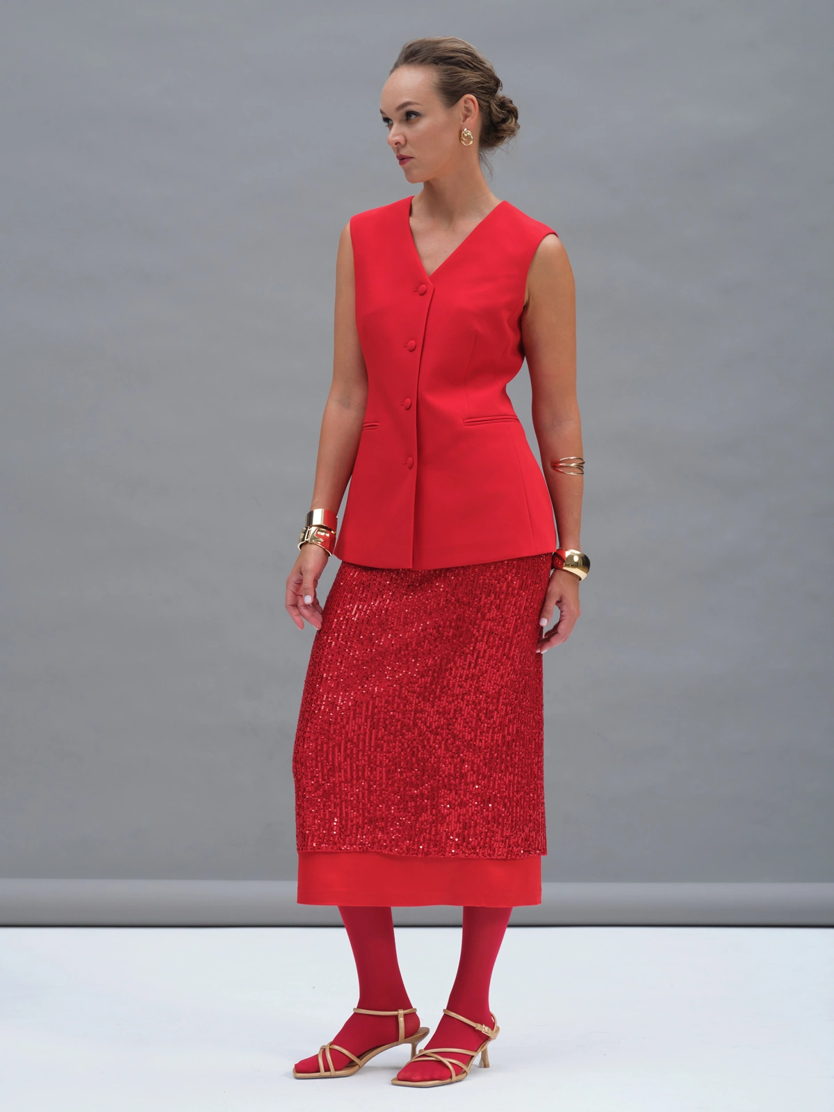 Двойная юбка Cupid