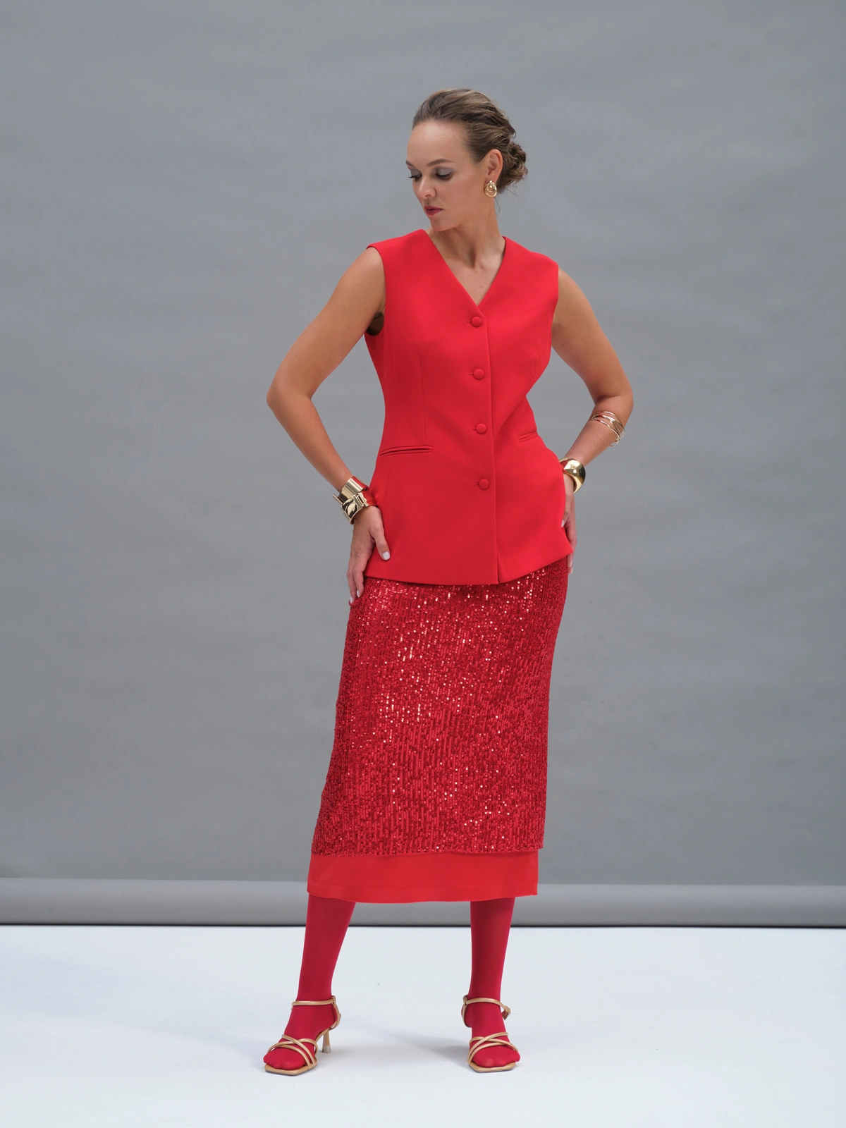 Двойная юбка Cupid