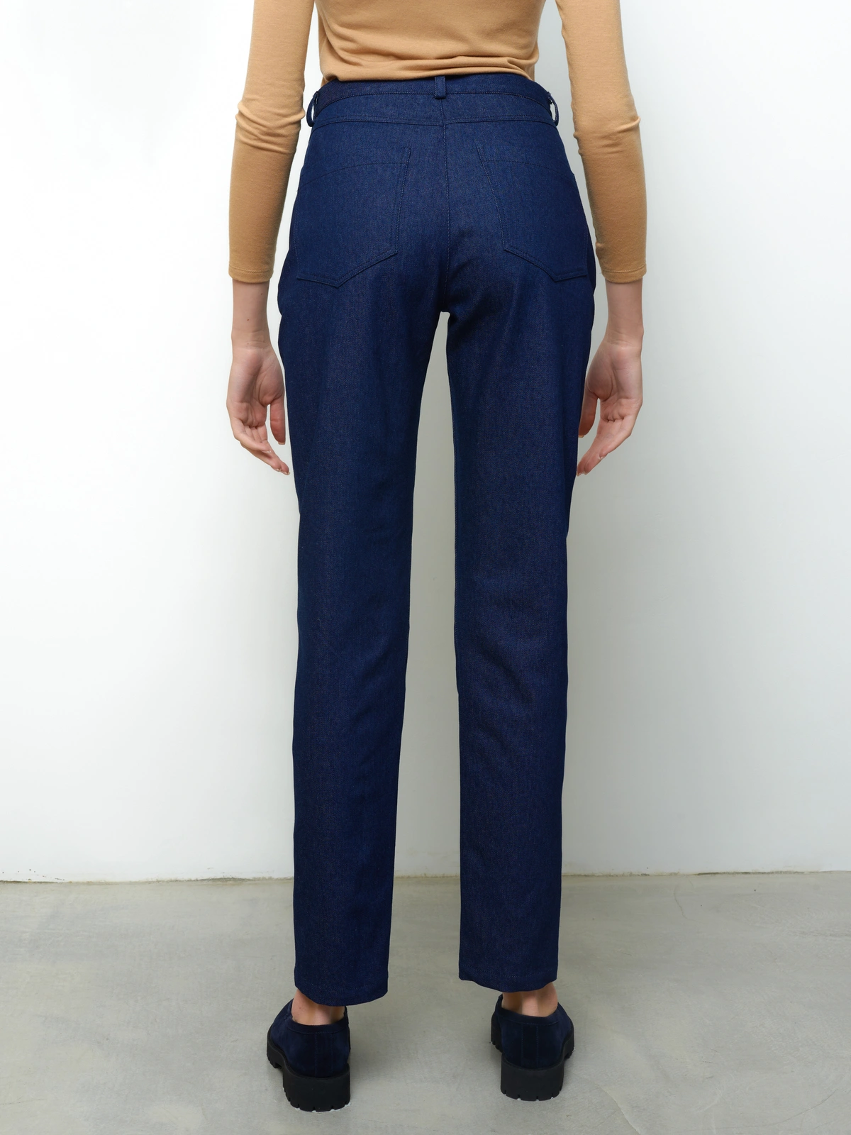 Синие джинсы Mom's