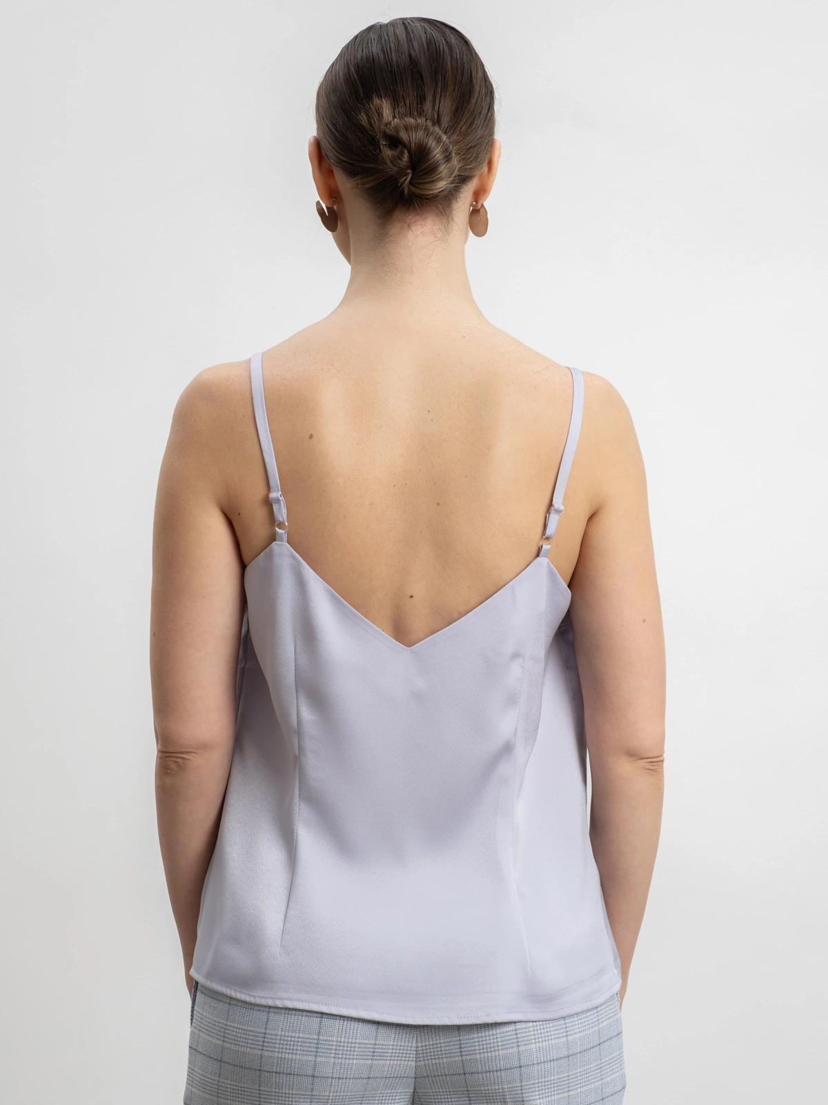 Серый топ на бретелях new