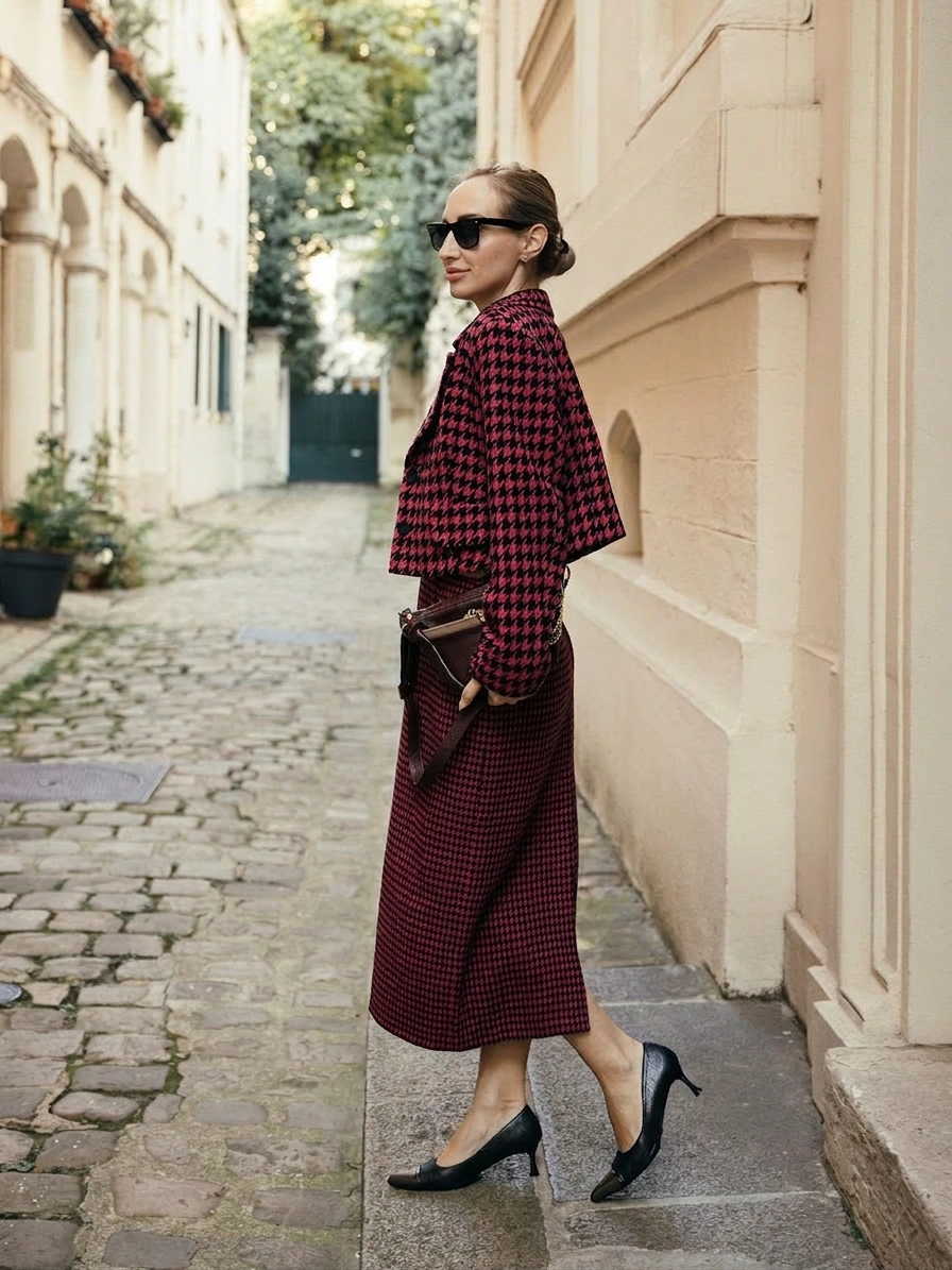 Юбка карандаш фуксия