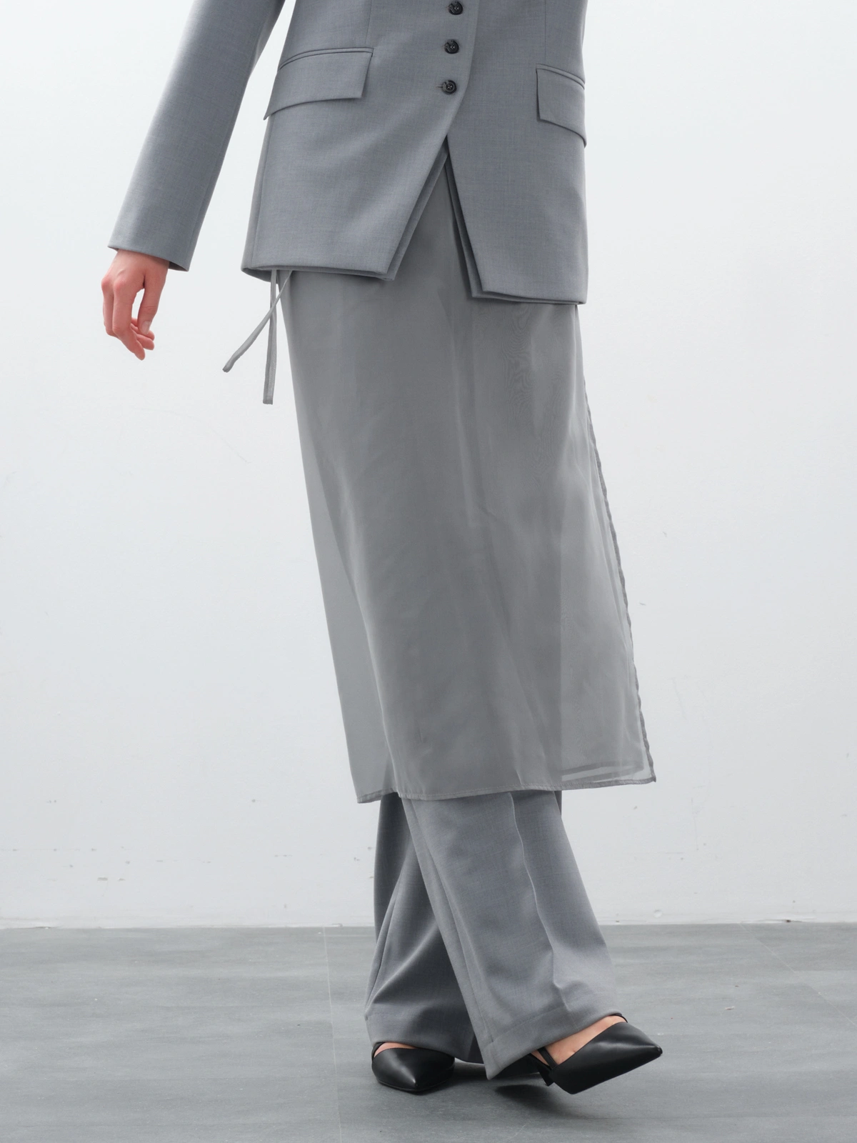 Юбка из органзы subtext