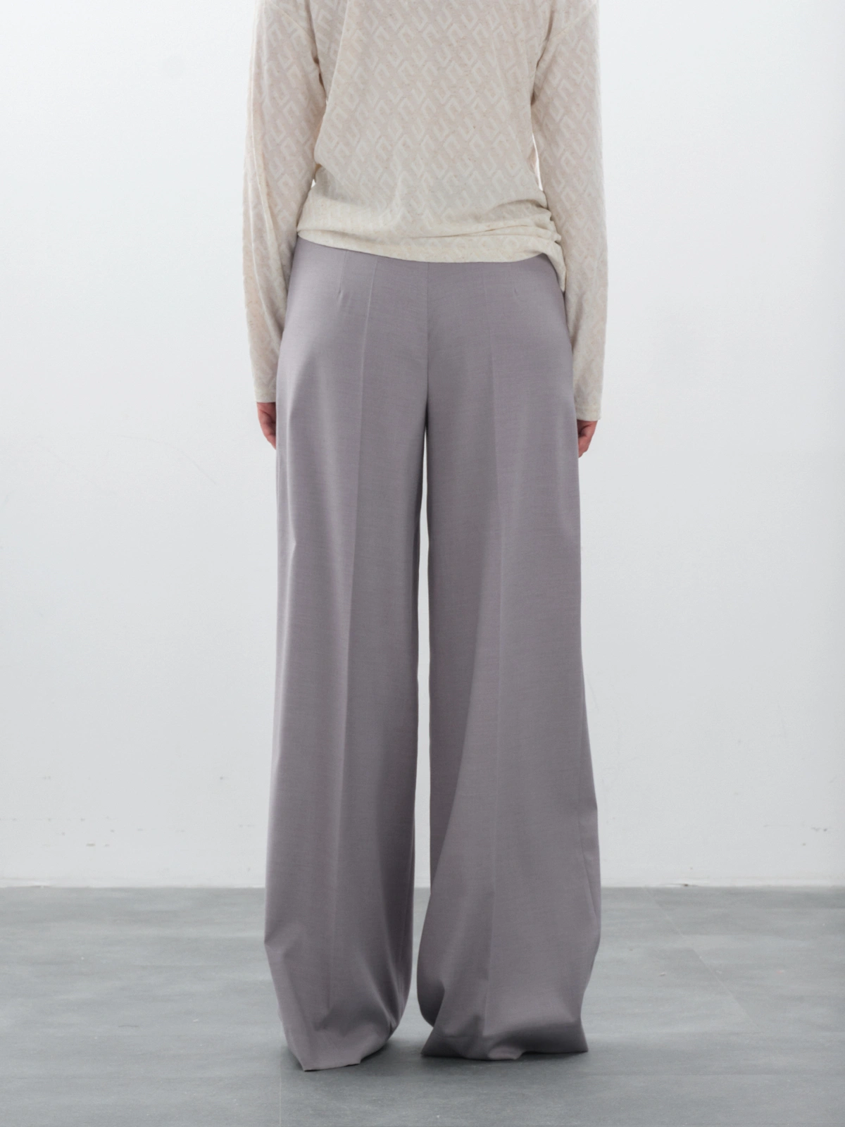 Брюки широкие серые hedonist