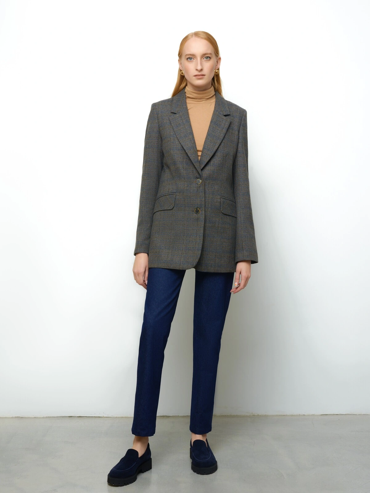 Синие джинсы Mom's