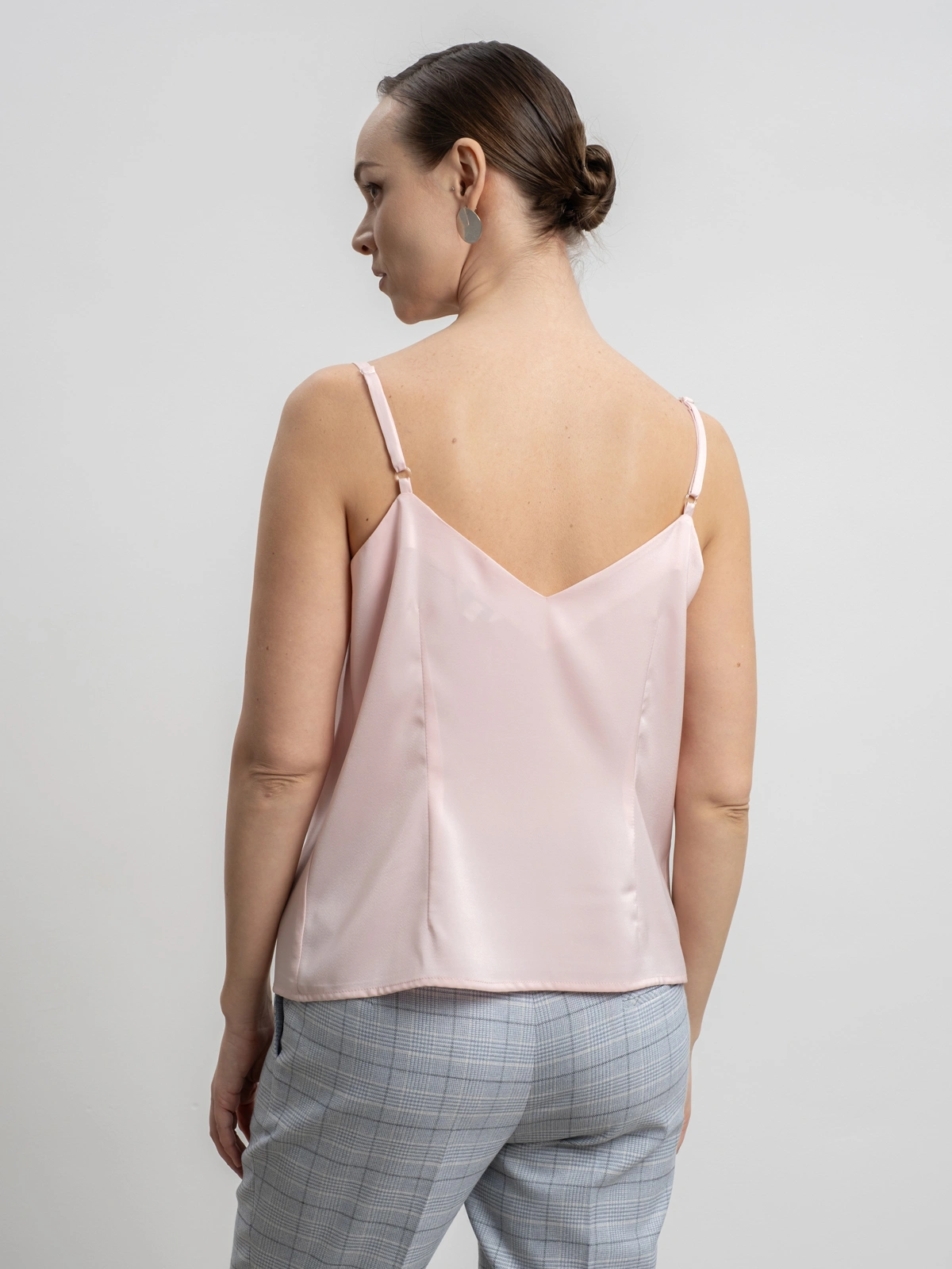 Розовый топ на бретелях new