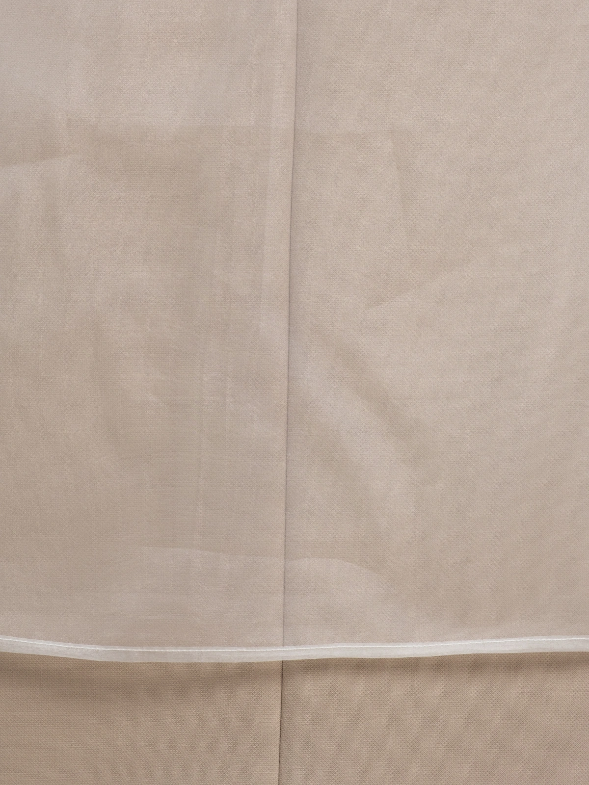 Молочная юбка из органзы