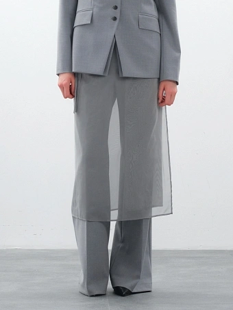 Юбка из органзы subtext