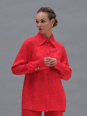 Жаккардовая блуза Andromeda